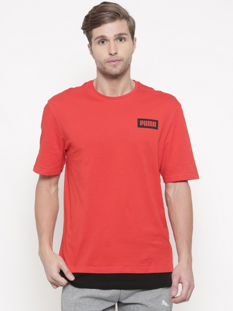 

Puma Men Red Rebel Relaxed Fit T-shirt