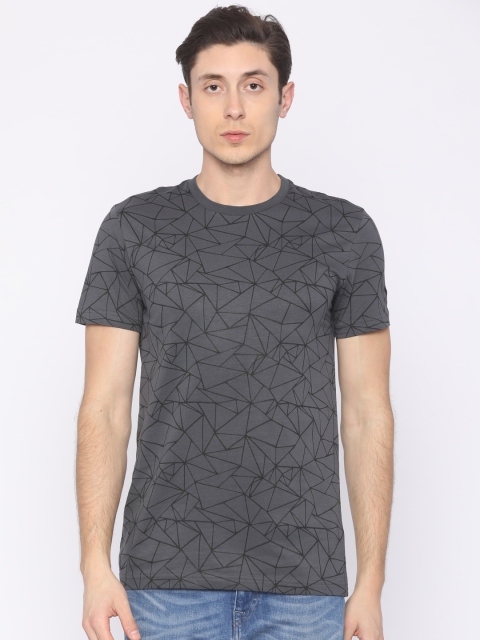 

Puma Men Grey India AOP Printed Round Neck T-shirt