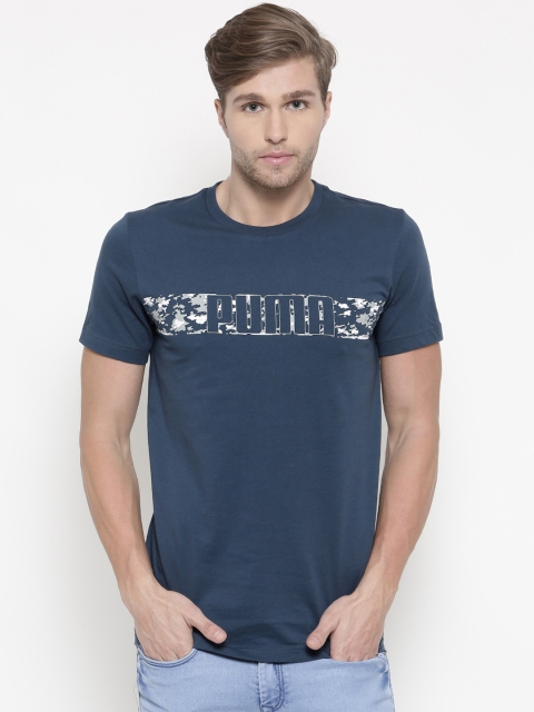 

Puma Blue Active Hero Printed T-shirt