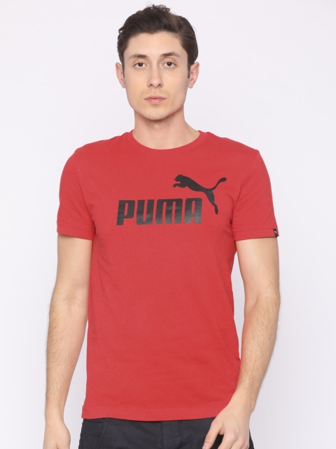 

Puma Red ESS No.1 Printed T-shirt