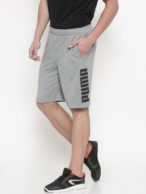 

Puma Men Grey Rebel Sweat Shorts