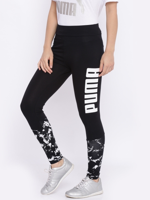 

Puma Women Black Printed ENERGIZED Tights