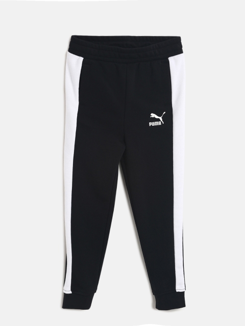 

Puma Boys Black Solid Classic T7 Joggers