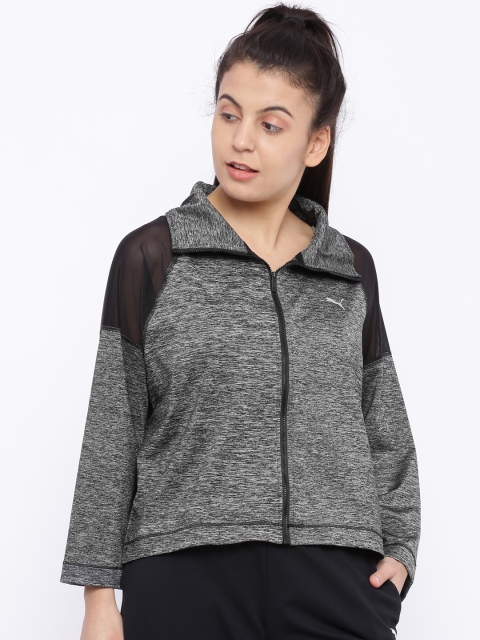 

Puma Women Grey Explosive Sporty Jacket, Black
