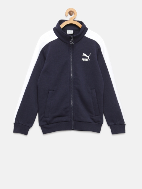 

Puma Boys Navy Classic T7 Track Sweatshirt, Navy blue