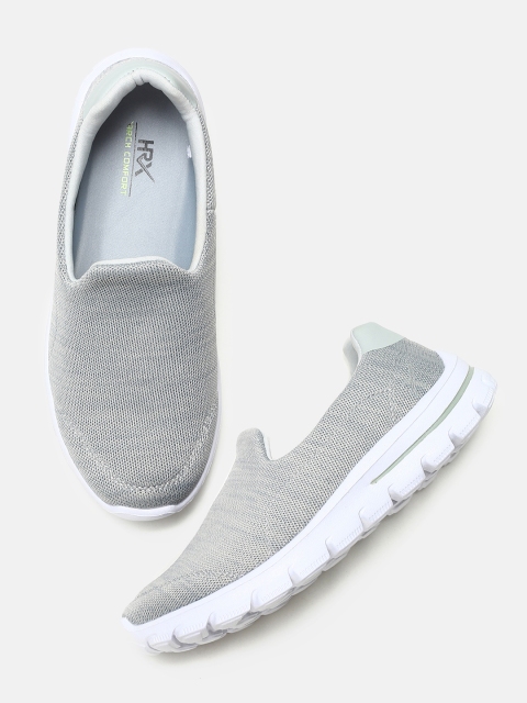 

HRX by Hrithik Roshan Women Grey Slip-On Sneakers