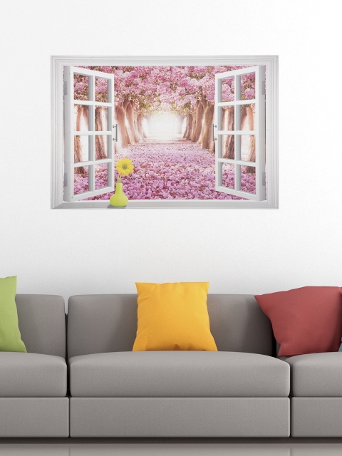 

Cortina Pink & White Beautiful Nature Tree & Flowers Wall Sticker