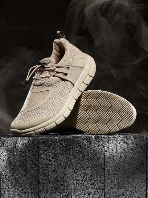 

HRX by Hrithik Roshan Men Flex Street Beige Sneakers
