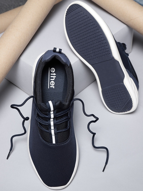 

ether Men Navy Blue Sneakers
