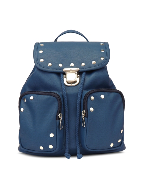 

Anekaant Women Blue Solid Backpack