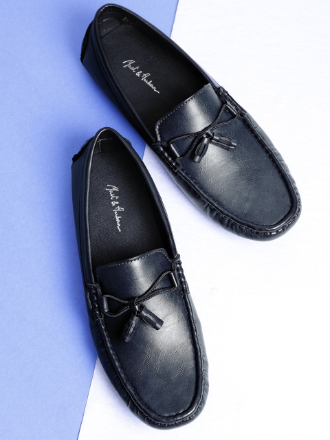 

Mast & Harbour Men Navy Blue Loafers