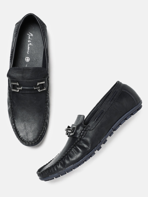 

Mast & Harbour Men Navy Blue Loafers