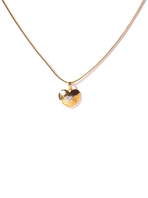 

Spargz Gold - Toned Chain and Pendant