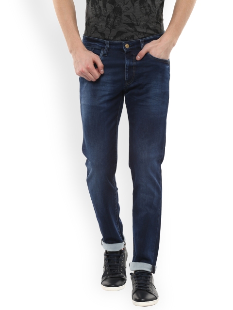 

Allen Solly Men Blue Slim Fit Mid-Rise Clean Look Stretchable Jeans