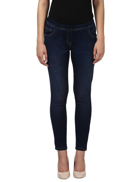 

Park Avenue Women Blue Skinny Fit Mid-Rise Clean Look Jeans