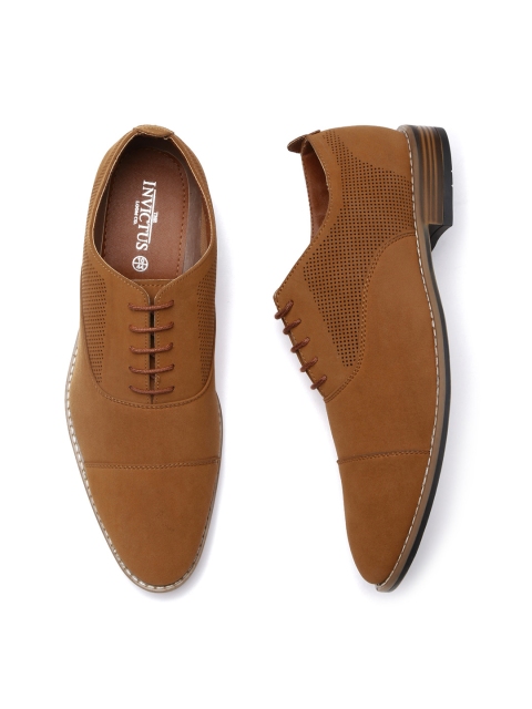 

INVICTUS Men Tan Brown Semiformal Oxfords