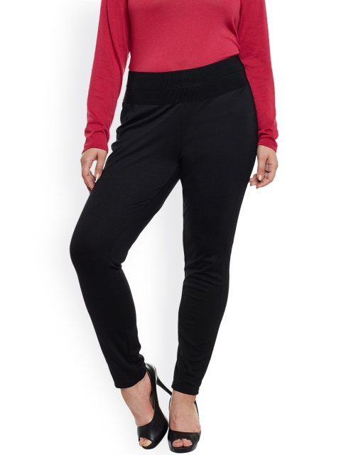 

JUNAROSE Plus Size Women Black Treggings