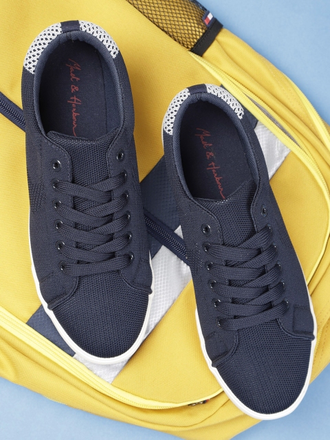 

Mast & Harbour Men Navy Blue Sneakers