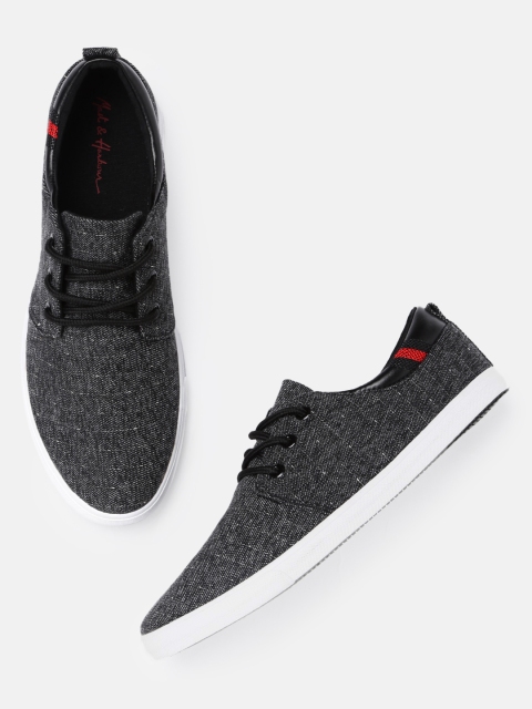 

Mast & Harbour Men Grey Melange Sneakers