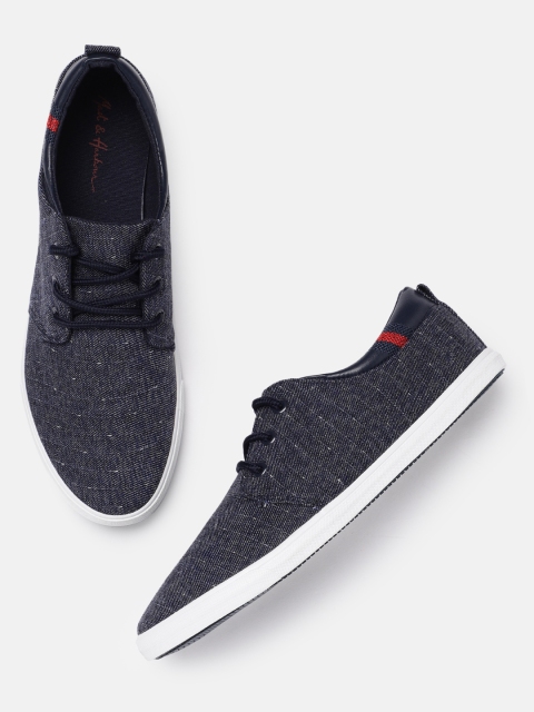 

Mast & Harbour Men Navy Blue Sneakers