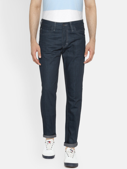 

Slub Men Blue Slim Fit Mid-Rise Clean Look Jeans