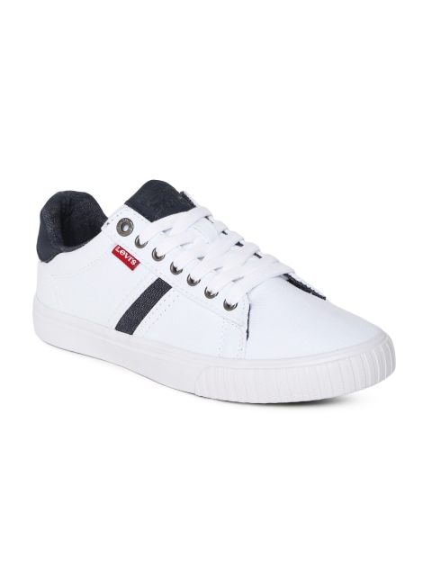

Levis Men White Picasso Sneakers