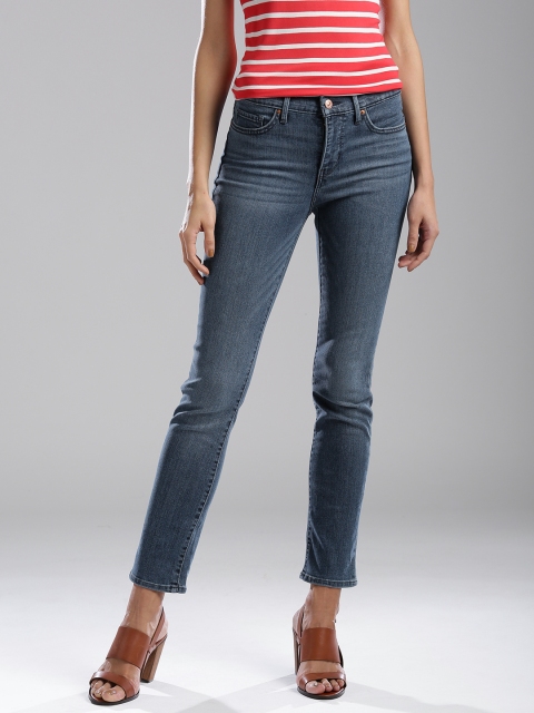 

Levis Women Blue 312 Shaping Slim Fit Mid-Rise Clean Look Stretchable Jeans