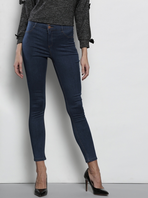 

DOROTHY PERKINS Blue Frankie Super-Skinny Fit Cropped Jeggings