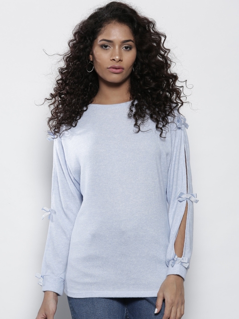 

DOROTHY PERKINS Women Blue Solid Top