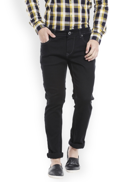 

Lawman pg3 Men Black Slim Fit Mid-Rise Clean Look Jeans