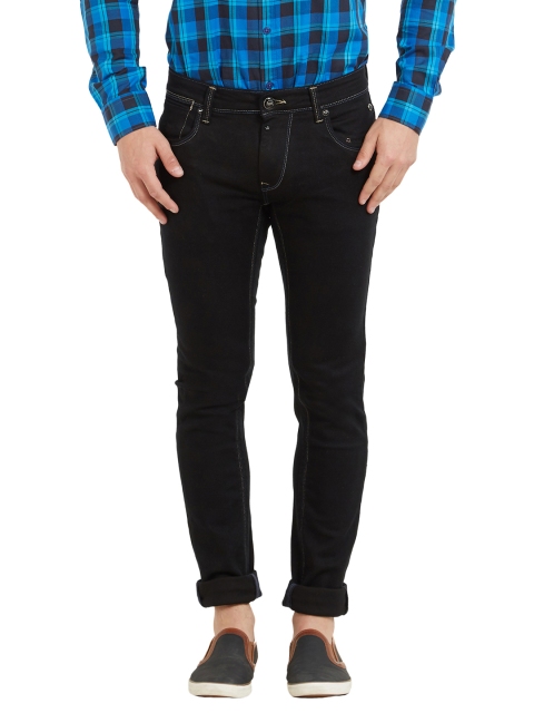 

Lawman pg3 Men Black Slim Fit Mid-Rise Clean Look Jeans