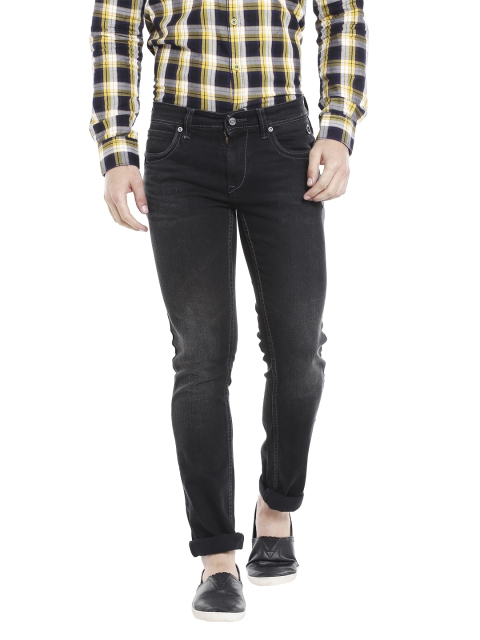 

Lawman pg3 Men Black Slim Fit Mid-Rise Clean Look Jeans