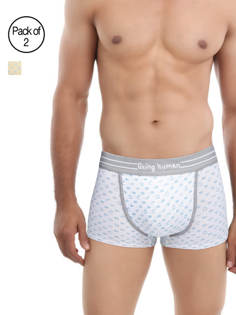 

Being Human Pack of 2 Trunks BHMUW7038A, Beige
