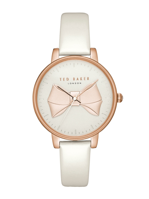 

Ted Baker Women Pink & White Analogue Watch TE15063005