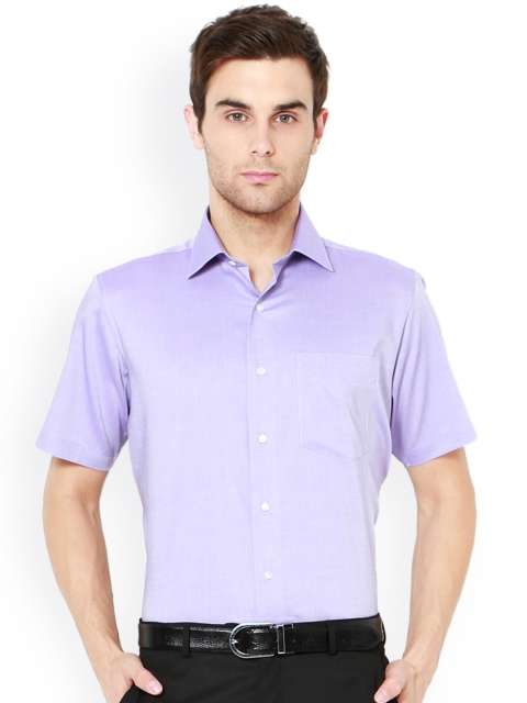 

Van Heusen Men Purple Regular Fit Solid Formal Shirt