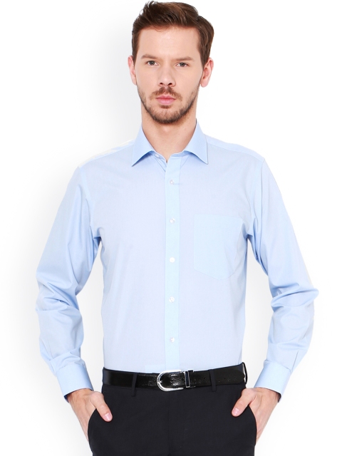 

Van Heusen Men Blue Regular Fit Solid Formal Shirt