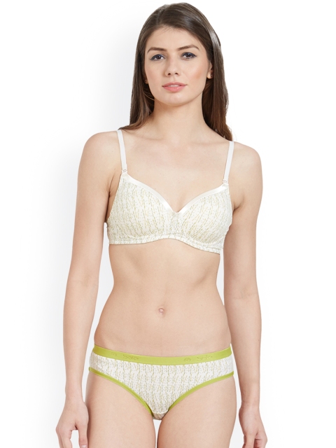 

Soie Off-White Printed Lingerie set SET CB-104BAMBOOS-1