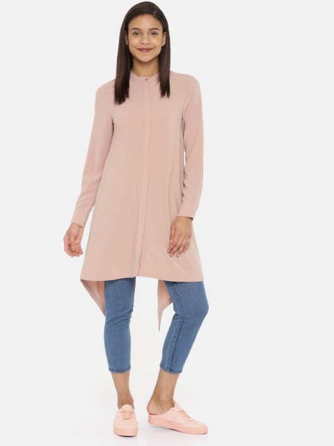 

Vero Moda Women Beige Regular Fit Solid Casual Shirt