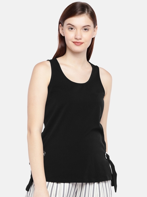 

Vero Moda Women Black Solid Top