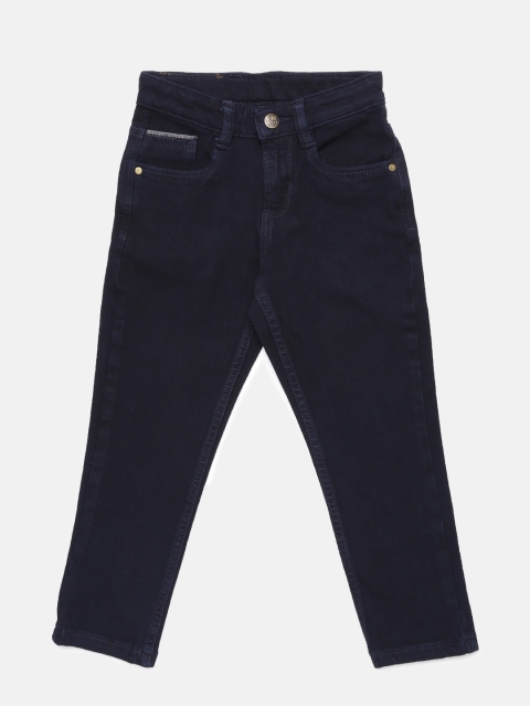 

Flying Machine Boys Navy Blue Slim Fit Mid-Rise Clean Look Jeans