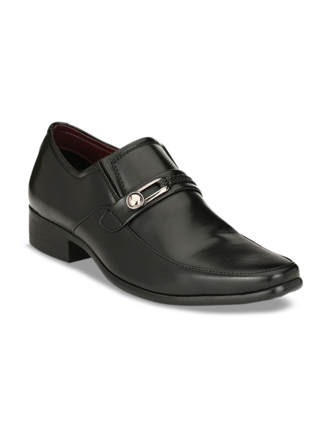 

Alberto Torresi Men Black Slip-On Shoes