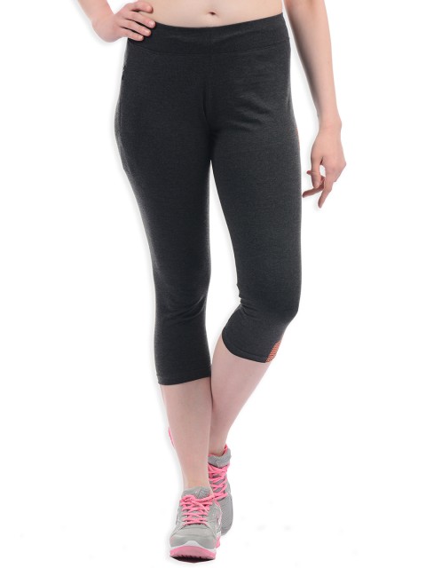 

Sweet Dreams Women Charcoal Solid Regular Fit Capris