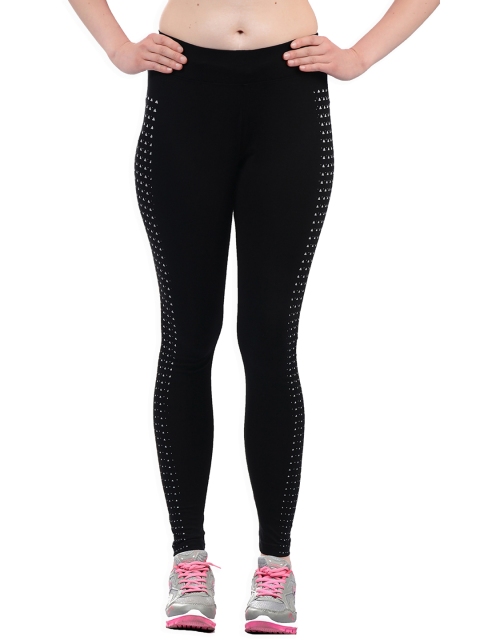 

Sweet Dreams Black Printed Detail Tights