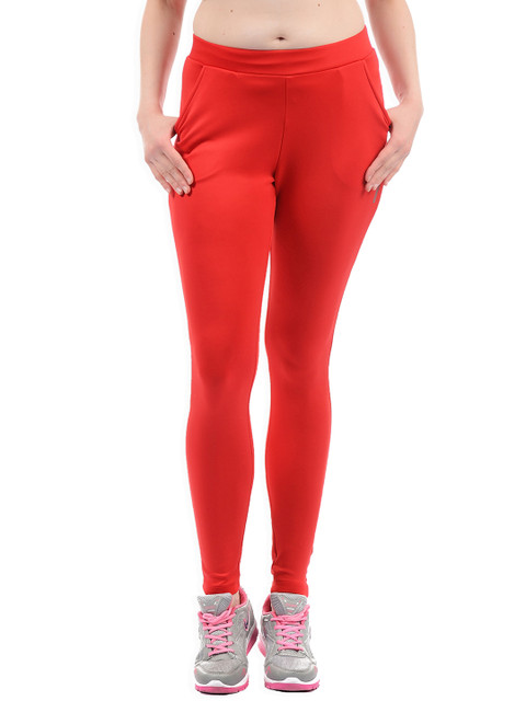

Sweet Dreams Red Workout Tights