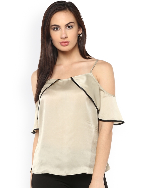 

Kazo Women Beige Solid Top