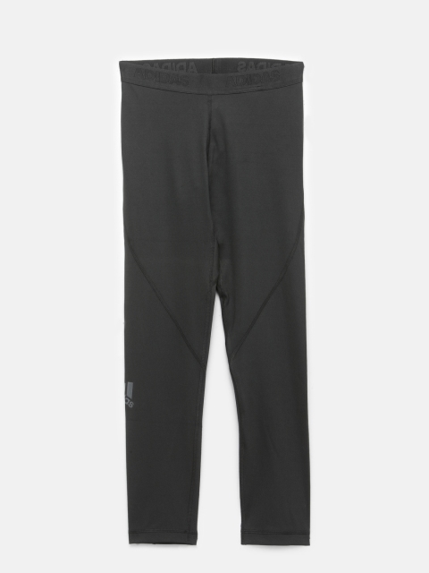 

ADIDAS Boys Black YB Alphaskin Sport Long Tights