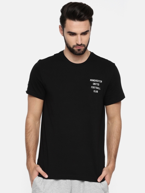 

ADIDAS Men Black Manchester United FC SGR Solid Football T-shirt