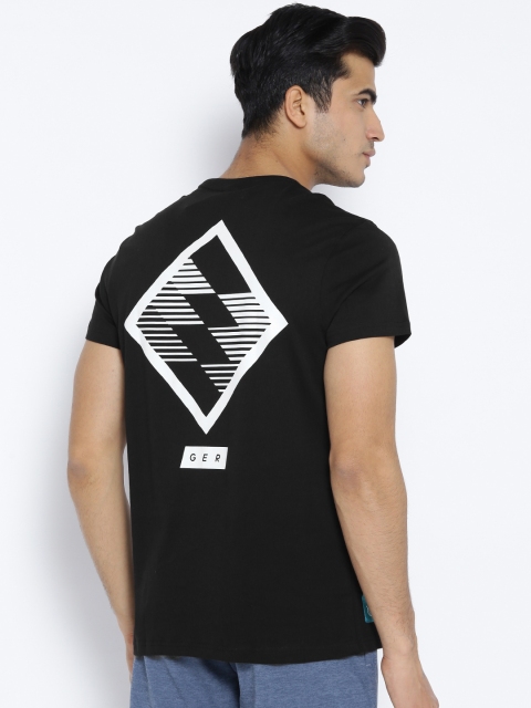 

ADIDAS Men Black DFB SGR Placement Print Football T-shirt