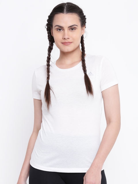 

ADIDAS Women White FREELIFT Prime T-shirt