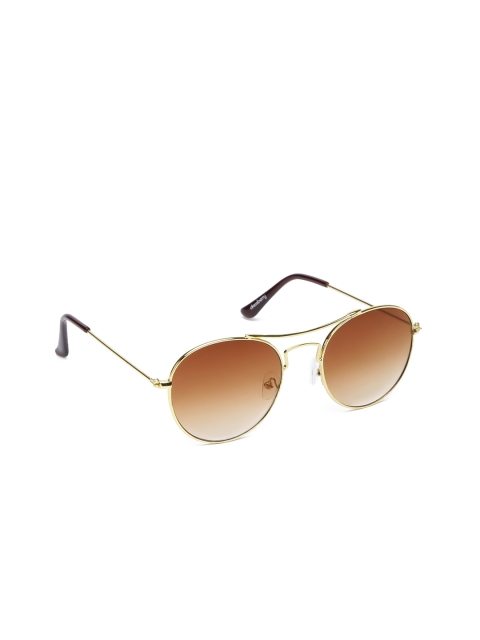 

DressBerry Women Round Sunglasses SUN04894, Brown